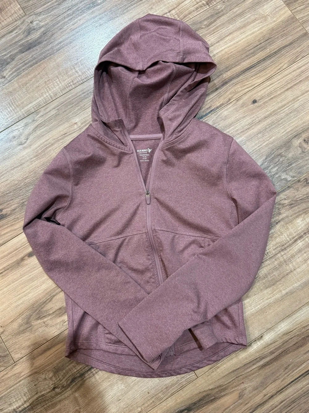 Girls Old Navy Mauve Zip-Up Hoodie Jacket
